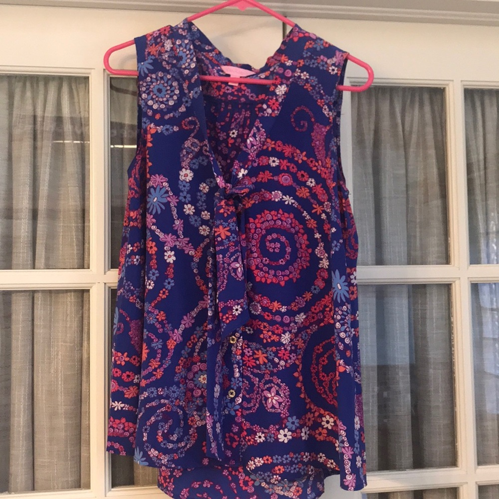 Tie front Lilly Pulitzer tank